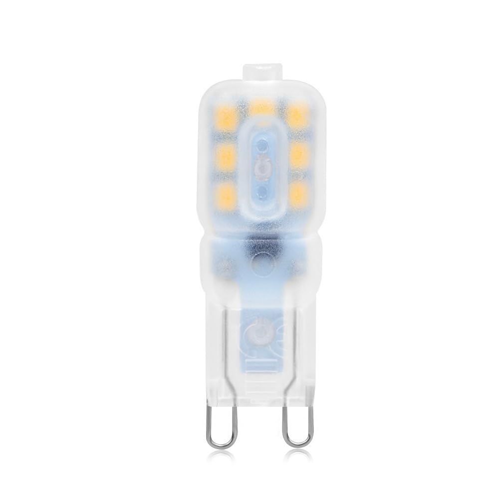 NXCVBNKZJ KJXP Lighting, Pack of 10, LED Bulb Lamp AC220V 3W G4/G9 SMD2835 LED Spotlight Chandelier Lighting Lamp(White,G9 220V)