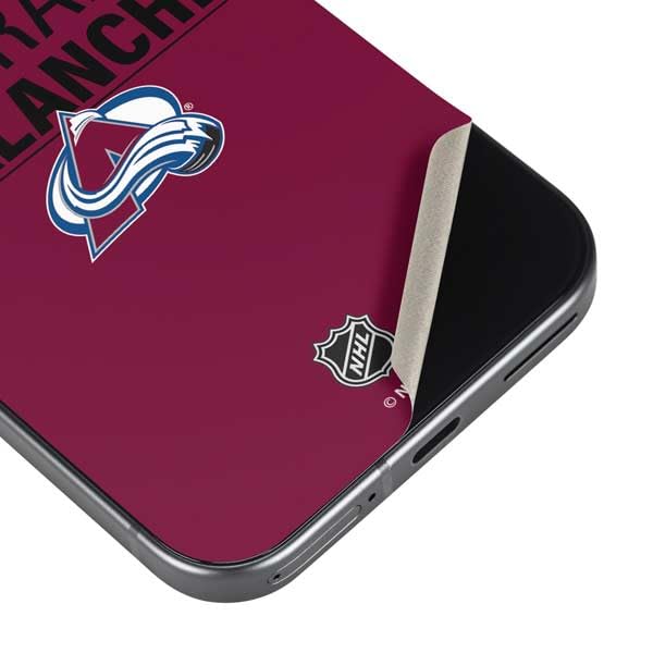 Skinit Decal Phone Skin Compatible with Google Pixel 9a - Officially Licensed NHL Colorado Avalanche Lineup Design