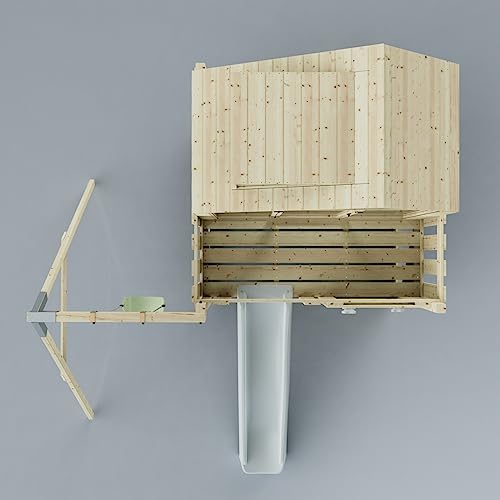 PolarPlay Kids Climbing Tower & Playhouse - Swing Brenna Mist - Image 5