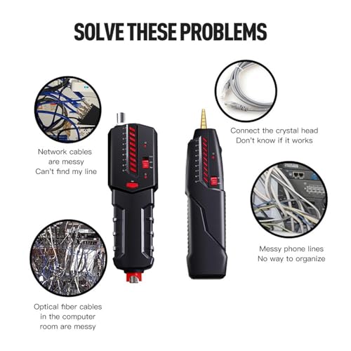 Evite cortes de red con el rastreador de cables ethernet LAN eficaz y preciso 5