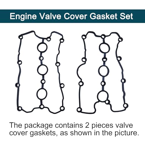 Image of Engine Valve Cover Gasket Set Compatible with Audi A5 Quattro A6 Quattro A7 Quattro A8 Quattro Q5 Q7 S5 SQ5 S4 A5 A6 Q5 Porsche Volkswagen Touareg,Replace for 713895700 713895800
