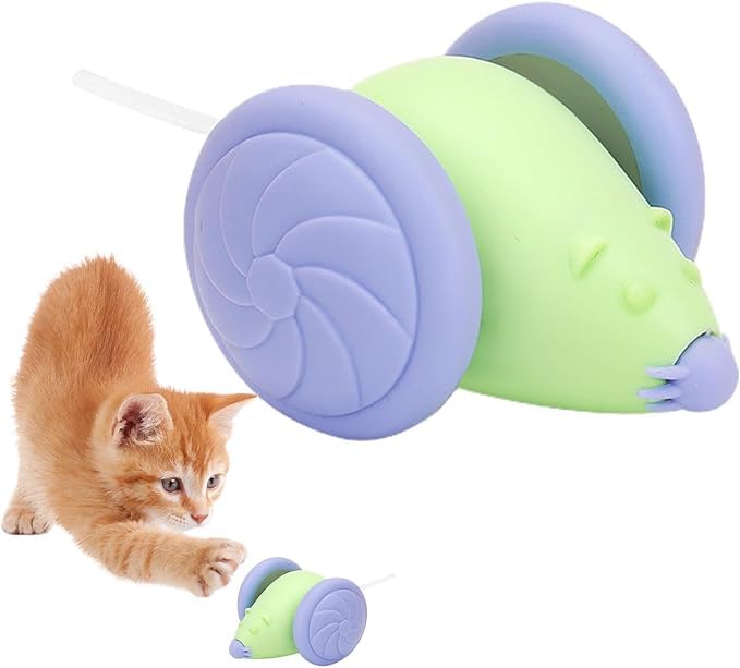 INFINIBYTE Interactive Cat Toys for Indoor Cats, Automatic Cat Toy with LED Lights, Cat Mouse Toys, Smart Sensing Moving Electric Cat Toys, USB Rechargeable (Purple) (B0DCSPW1TD) Amazon Price History, Amazon Price Tracker