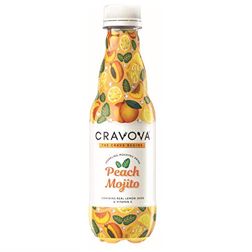 Image of CRAVOVA - THE CRAVE BEGINS Assorted Mocktail Of Classic Mojito | Green Apple Mojito| Watermelon Mojito | Peach Mojito | Orange Mojito | Pack Of 24-300ml each