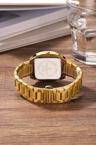 Image of Daniel Hechter Paris Bercy Collection Analog Quartz Watch for Men with Square Dial, Day-Date Display, Crystal Hour Markers and Stainless Steel Strap - DHM1053