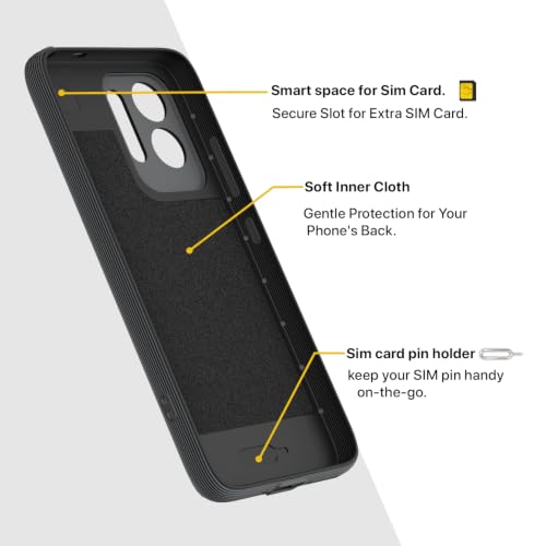 Image of Outlouders Back Cover for Poco M8x 5G | Full Camera Protection | TPU Soft Flexible Shockproof Bumper Case (Grey)