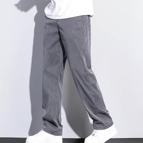 Vêtements sport homme pantalon japonais coton ample coupe droite - 4