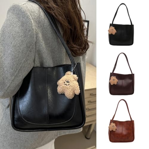 Fashionable Shoulder Bag for Women PU Leather Underarm Bags Casual Handbag with Spacious Space for Daily Essential2