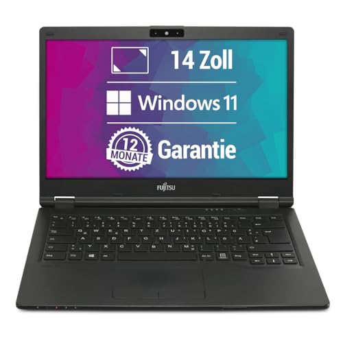 Fujitsu LifeBook E549 14 Zoll Full HD Laptop Intel Core i3-8145U@ bis zu 3,9 GHz 8 GB 256 GB SSD mit Windows 11 Pro & GRATIS Antiviren-Software inkl. 12 Monate Garantie