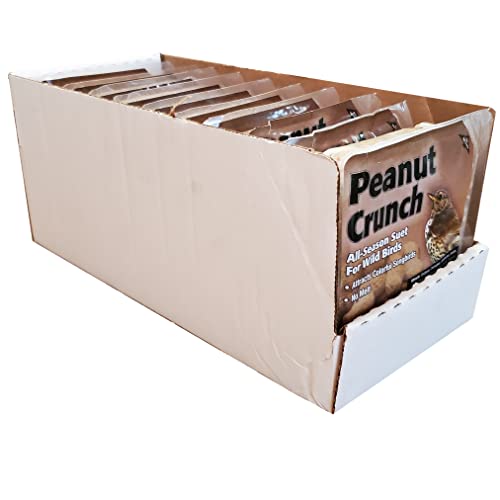Heath Outdoor Products DD-18 Peanut Crunch Suet Cake, 12-Pack