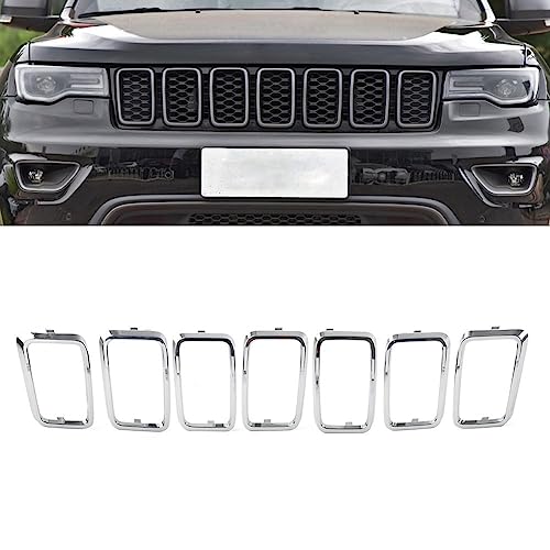 Grille d'Aération Chrome pour Calandre Grand Cherokee 2017-2021 Antichoc - 2