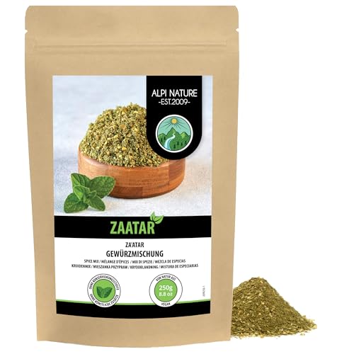 Alpi Nature Mezcla de Especias Zaatar 250g, Mezcla de Especias, Zaatar Especia Libanesa