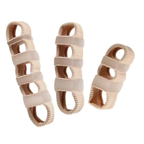SOESFOUFU Toe Spacers for Bunions 3 Pack Toe Separator Sleeves Splint for Women Foot Care Products