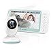 HeimVision Vigilabebes con Camara Pantalla de 4.3 Pulgadas, Camara Vigilancia Bebe con Visión Nocturna, Camara Bebe con Sensor de Temperatura y VOX, Audio Bidireccional, 8 Canciones de Cuna