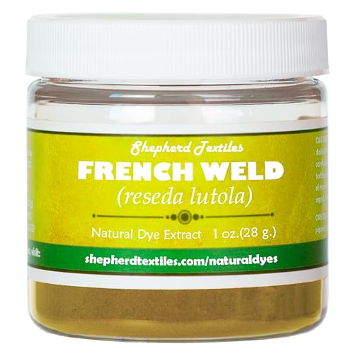 Shepherd Textiles French Weld Extract Natural Dye, 1 oz.
