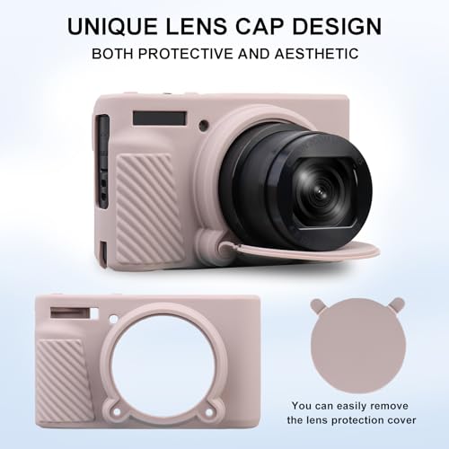 Funda de silicona suave para cámara Canon PowerShot SX740 HS miniatura 2