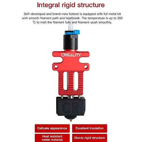 Original Creality CR6 SE Hotend Extruder-Kit mit extra 2 Düsen 0,4 mm für CR-6 SE/Max/CR-5 PRO 3D-Drucker mit Kartuschenheizung, Thermistor