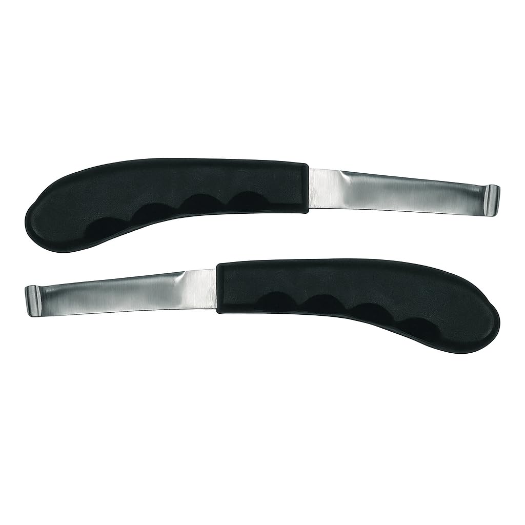 Regular Hufmesser für Pferde - Hufmesser Hufmesser mit Kunststoffgriff - Hufschneidemesser für Pferdepflege & Tierarztgebrauch (Linke Hand)