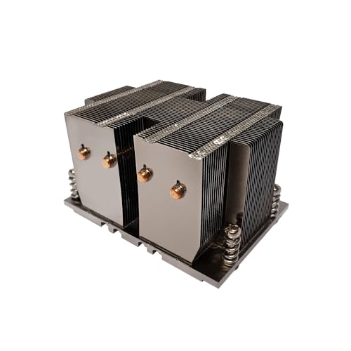 Image of Dynatron A53 2U Aluminum Stacked Fin with Heatpipe Embedded Heatsink for AMD EPYC Processor SP6