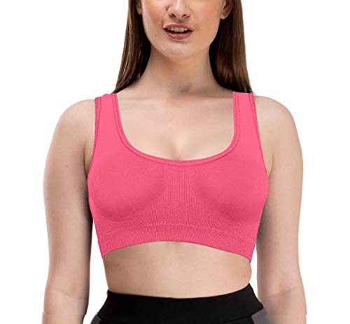 Image of Women's /Girl's Everyday Sports Air Bra Non-Padded, Non-Wired Molded Sport Bra