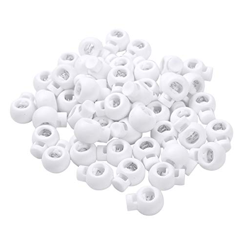 Alvivi 50Pcs Topes para Cordones con Muelle Cierres Tanka Cordón Bloqueo Plástico...