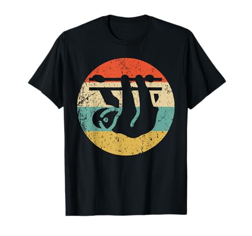 Perezoso Estilo Retro Animal Camiseta