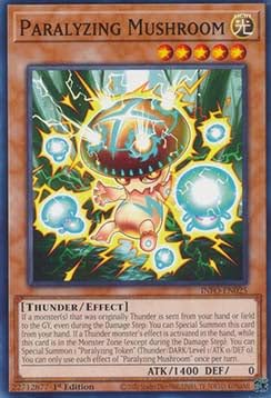 Paralyzing Mushroom INFO-EN025 Common Englisch Boosterfrisch 1. Auflage - The Infinite Forbidden - mit ReCollectibles-Versandschutz - für Yu-Gi-Oh!
