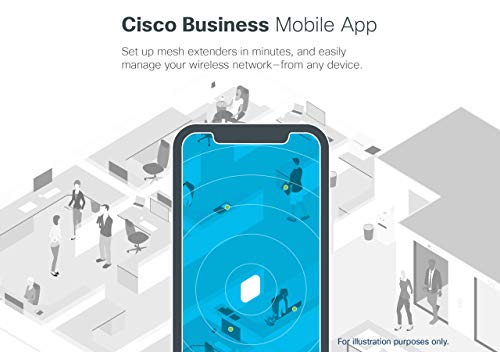 Image of (Refurbished) Cisco Business 143ACM-D-IN Wi-Fi Mesh Extender | 802.11ac | 2x2 | 1 GbE Port | Wall Mount | Limited Lifetime Protection (CBW143ACM-D-IN)