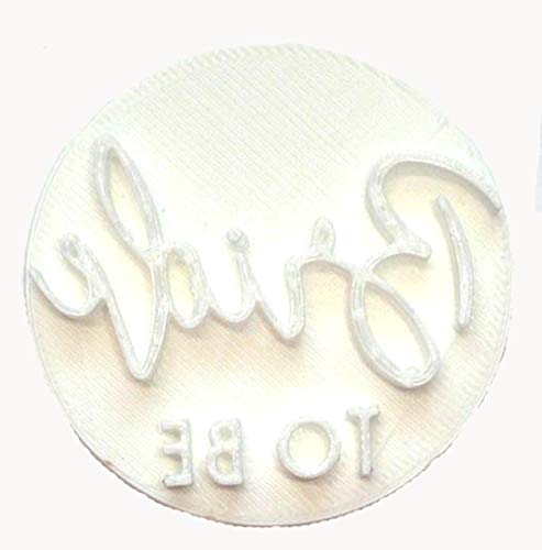 BRIDE TO BE WORDS FUN FONT BRIDAL SHOWER BACHELORETTE PARTY COOKIE STAMP EMBOSSER MADE IN USA PR4003