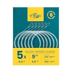 SF Vorgebundene Schlaufenvorfächer Nylon 5 Stück