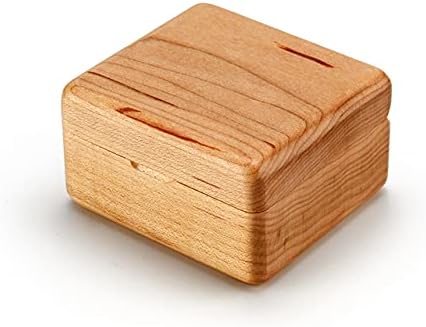 Recuerdo musical hecho a mano de arce macizo de 18 notas, muchas canciones para elegir, niña de papá