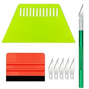 Ewrap Behang Smoothing Tools Set voor Installeer Zelfklevende Contact Papier Vinyl Wrap Window Tint Film, met Grote…