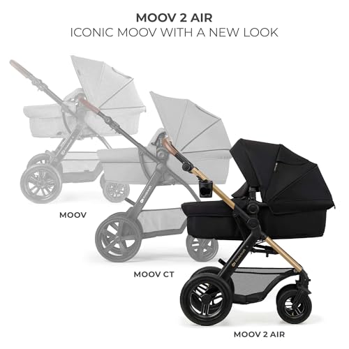 Miniatura 11 de Kinderkraft Moov 2 Air Silla De Coche 4 En 1, Mink Pro I-Size, Mink Fx, Sistema De Viaje, Cochecito Para Bebé, Silla De Paseo, Plegable, Para Recién Nacido, Desde El Nacimiento Hasta Los 3 Años