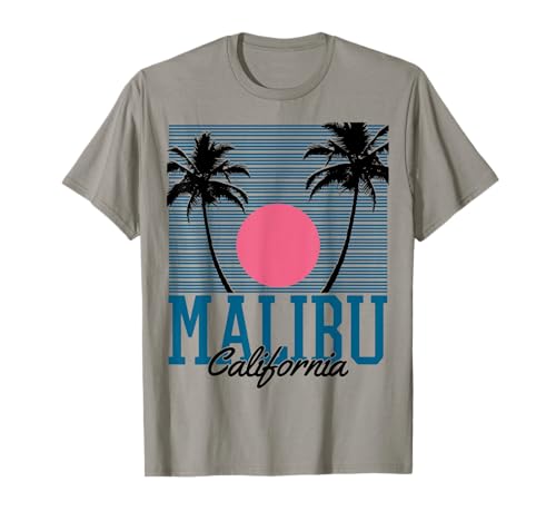 Malibu California Vintage USA America Souvenir T-Shirt
