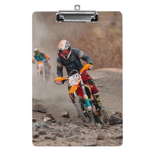 Planchettes a pince motocross A4 pour circuits et ateliers