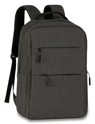 Mochila Executiva Clio Style, Cinza Escuro, com Compartimentos Múltiplos