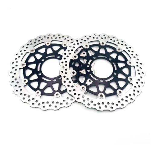 Einbausatz Bremsscheiben-Sets Motorrad-Vorderradbremsen Für Kawasaki Für ZZR1400 Für ZZR 1400 2006–2011 310Mm Bremsscheiben Belagersatzteile Motorrad Bremsscheibe Rotor