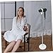 WRITWAA Hair Dryer Stand Holder Hands Blow Dryer Support Height Sturdy Construction for Spaces