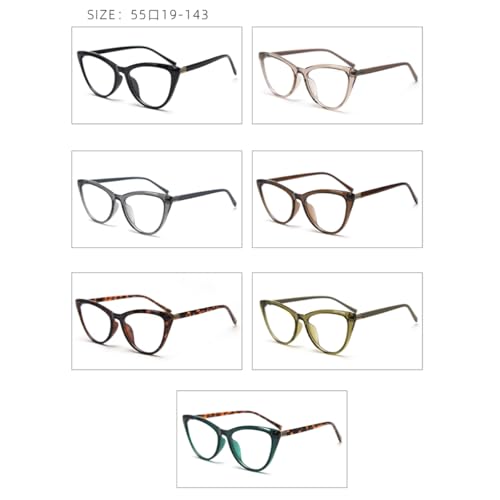 Cat Eye Glasses Female Clear Lens Tr90 Fashion Eyeglasses Cp Acetate Temple Eyewear4