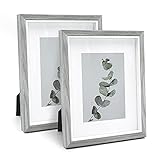 【Regalo perfecto】 Las fotos de 20 x 25 cm se pueden mostrar horizontal o verticalmente en la pared y el escritorio, puede guardar perfectamente recuerdos preciosos y es muy adecuado para regalar a familiares y amigos en cumpleaños, aniversarios, días de la madre y otras vacaciones.