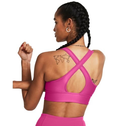 Image of Under Armour Women's Crossback Longline Mid Impact Sports Bra