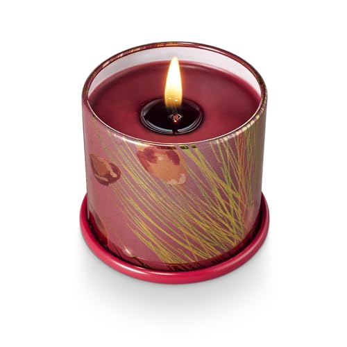 Image of Illume Crimson Woods Demi Vanity Tin Candle