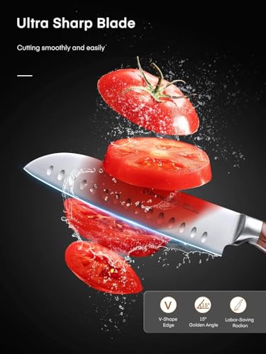 Knife-Set-with-Block-16-Pcs-Stainless-Steel-Kitchen-Knife-Set-with-Sharpener-Wooden-Block-Knife-Block-Set-with-Wood-Handle-Chef-Santoku-Bread-Utility-Paring-Carving-Fork-Knife-Brown