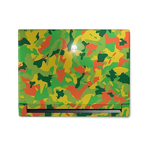 Image of MightySkins Skin Compatible with Alienware M18 R1 (2023) Full Wrap Kit - Spring Camouflage | Protective, Durable, and Unique Vinyl Decal wrap Cover | Easy to Apply & Change Styles | Made in The USA