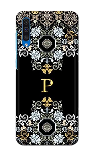 Image of Printed Hard Back Cover Case for Samsung Galaxy A50 | A50s | Samsung Galaxy A30s Back Cover (Alphabet P) -1803
