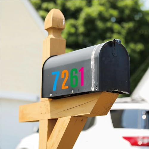 10 Sheets Alphabet Stickers, 71 Letter Stickers, 4 inch Vinyl Self-Adhesive Sticker Letters, Black Alphabets ABC Stickers, for DIY Mailbox House Numbers, Scrapbooking Embellishments & Decorations