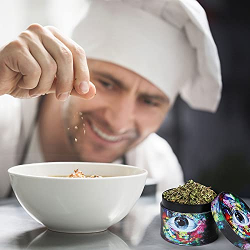 LIHAO Grinder Macinino in Lega di Zinco per Erbe