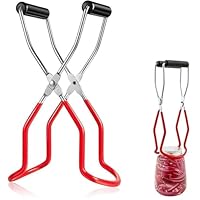 MITUMORMOR Einmachglas Heber, Glasheber für Einmachgläser, Glasheber Zange, Rostfreier Stahl Glasheber Glasgreifzange mit Rutschfestem Handgriff für Home Kitchen