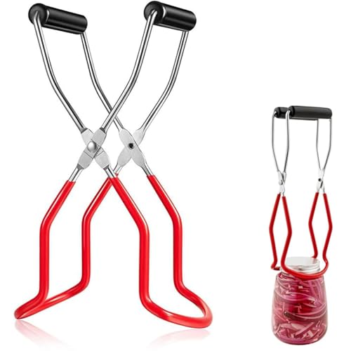 MITUMORMOR Einmachglas Heber Glasheber für Einmachgläser Zange aus Rostfreiem Stahl mit Rutschfester Griff für Home Kitchen