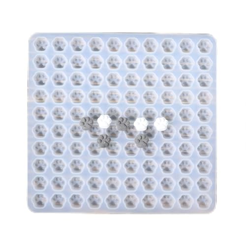Molde multifuncional de uñas con forma de patas de gatos, accesorio de estilo para decoración de manicura elegante, patas de gatos pequeños