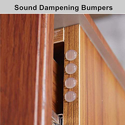 Adhesive Cabinet Door Bumper 272 Pcs Assorted + Furniture Pads 136 Pieces Pack Self Adhesive Felt Pad Brown #TOP2